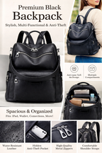 Premium Black Women’s Backpack Stylish