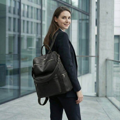 Premium Black Women’s Backpack Stylish