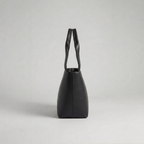 Black PU Leather Hand Bag